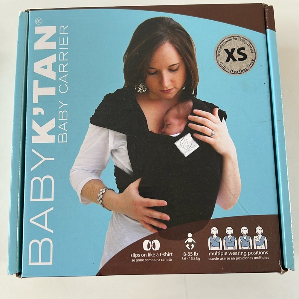 Baby Ktan wrap XS new in box black